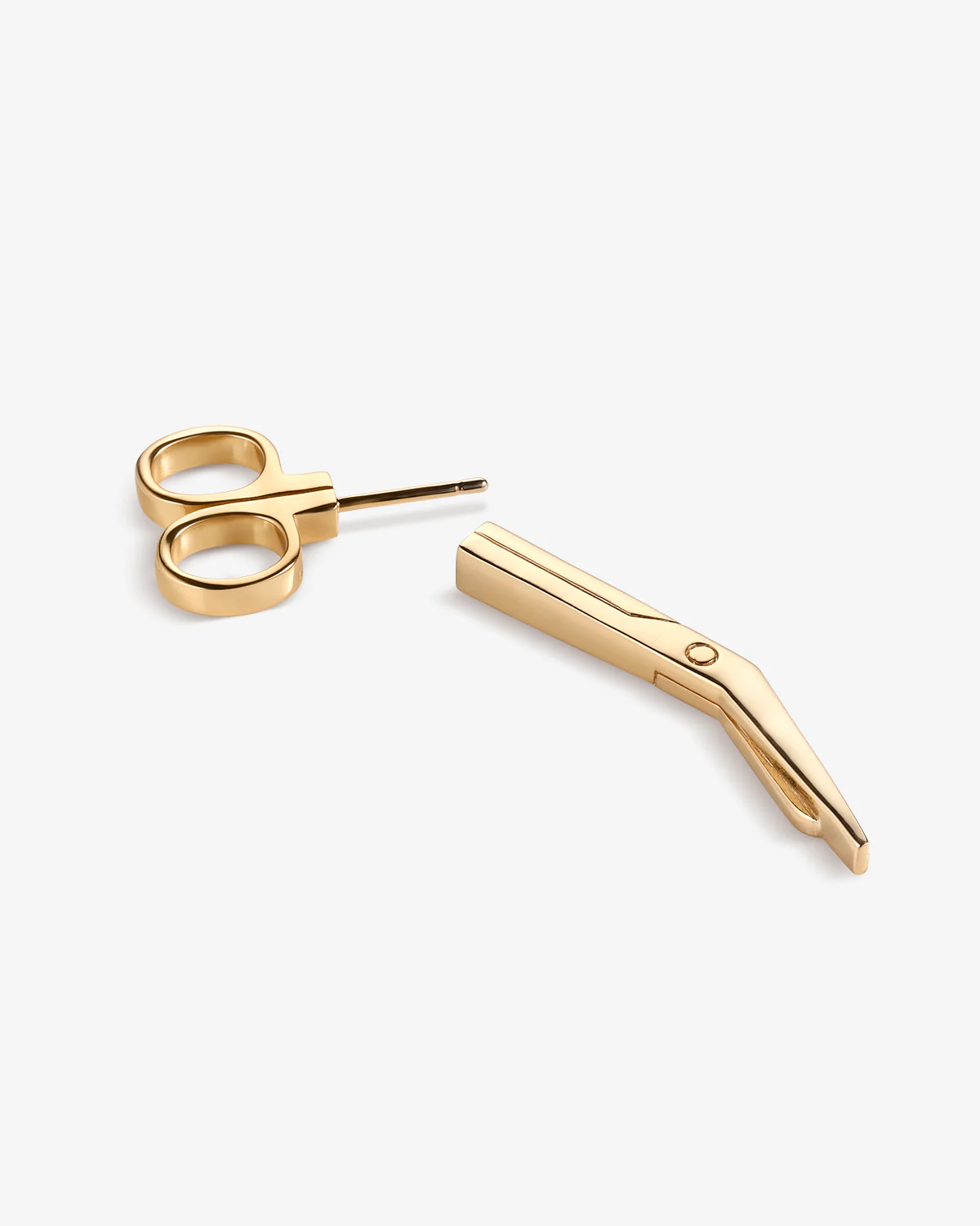 Single Bandage Scissors Earring - Image 4