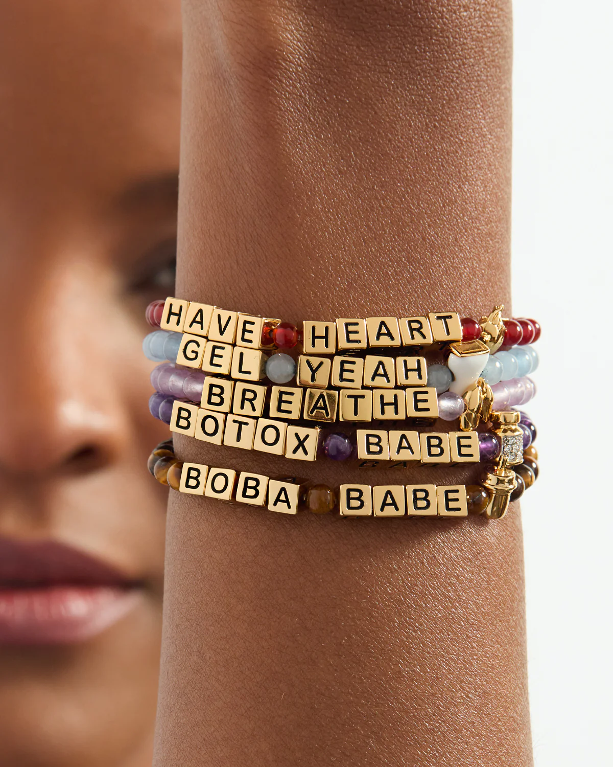 Boba Babe Bracelet in Tiger's Eye - Image 3