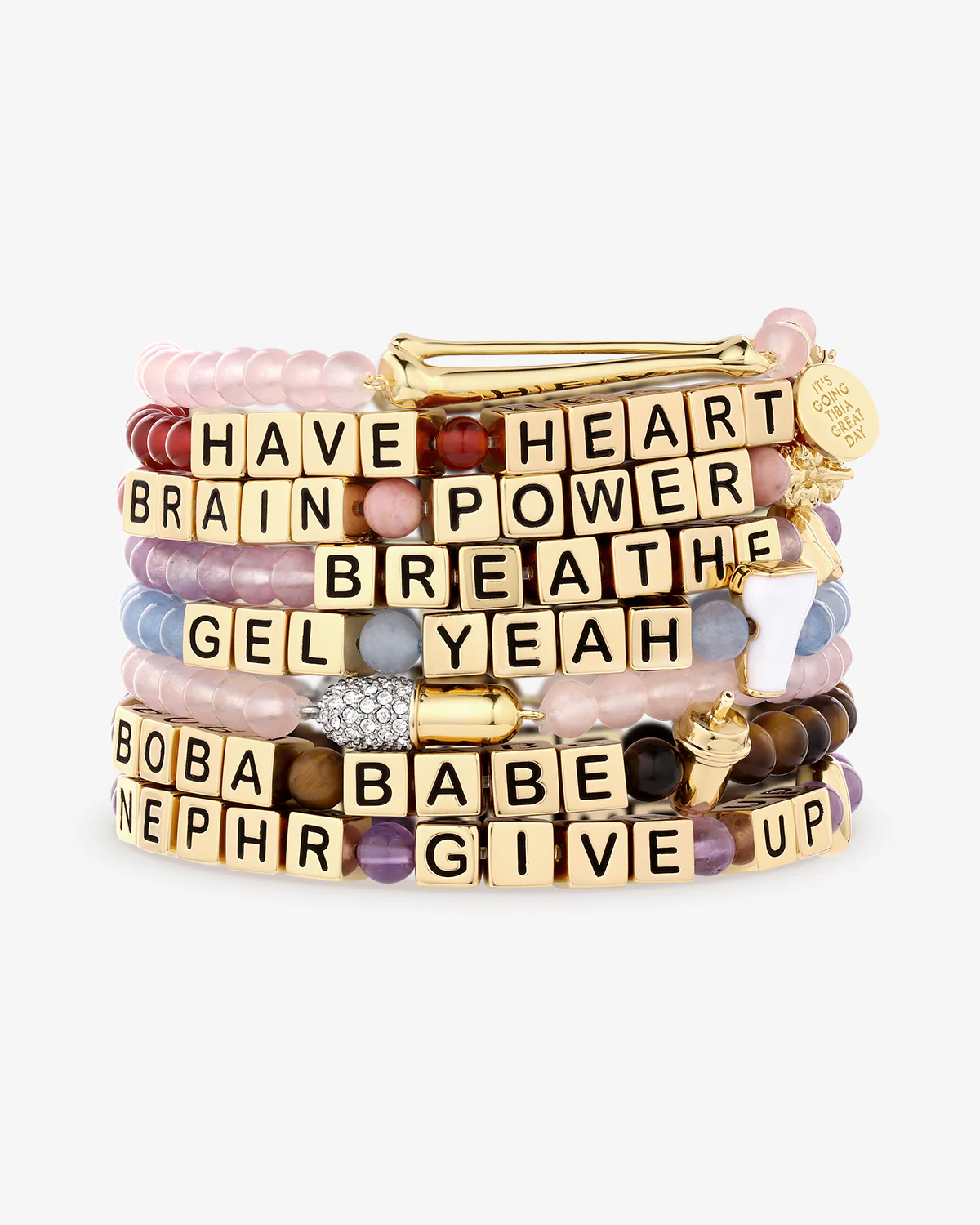 Boba Babe Bracelet in Tiger's Eye - Image 4
