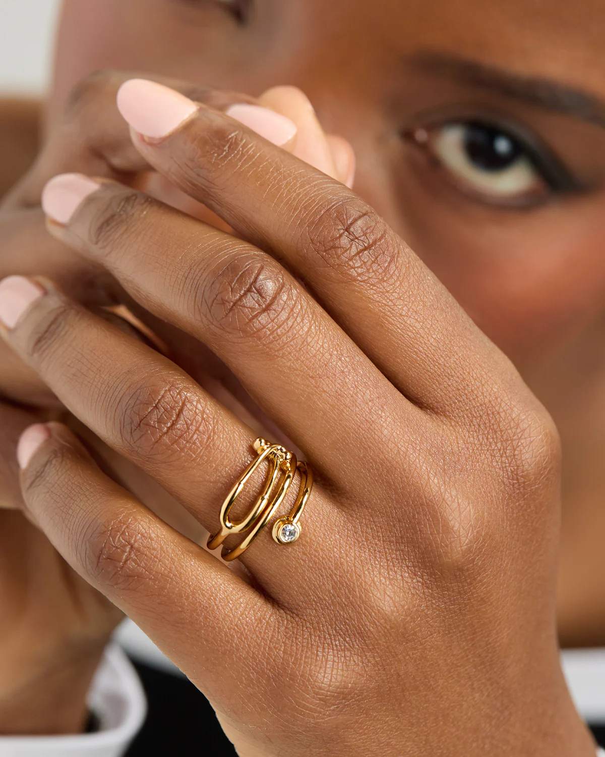 Bold Stethoscope Diamond Ring - Image 4