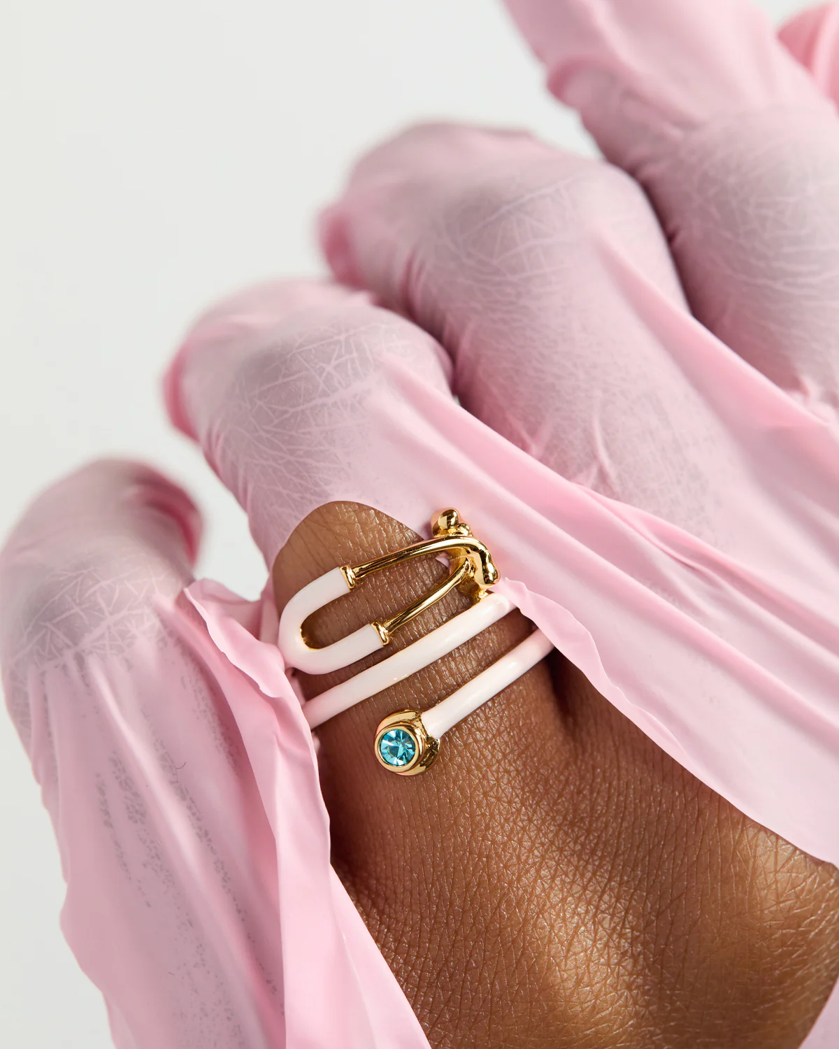 Bold Stethoscope Enamel Ring - Image 2