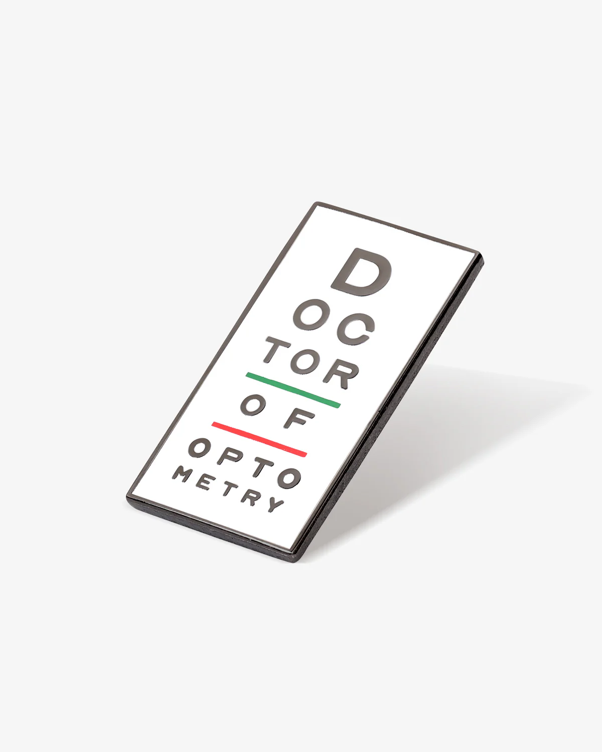 Doctor of Optometry (Snellen Eye Chart) Lapel Pin - Image 2