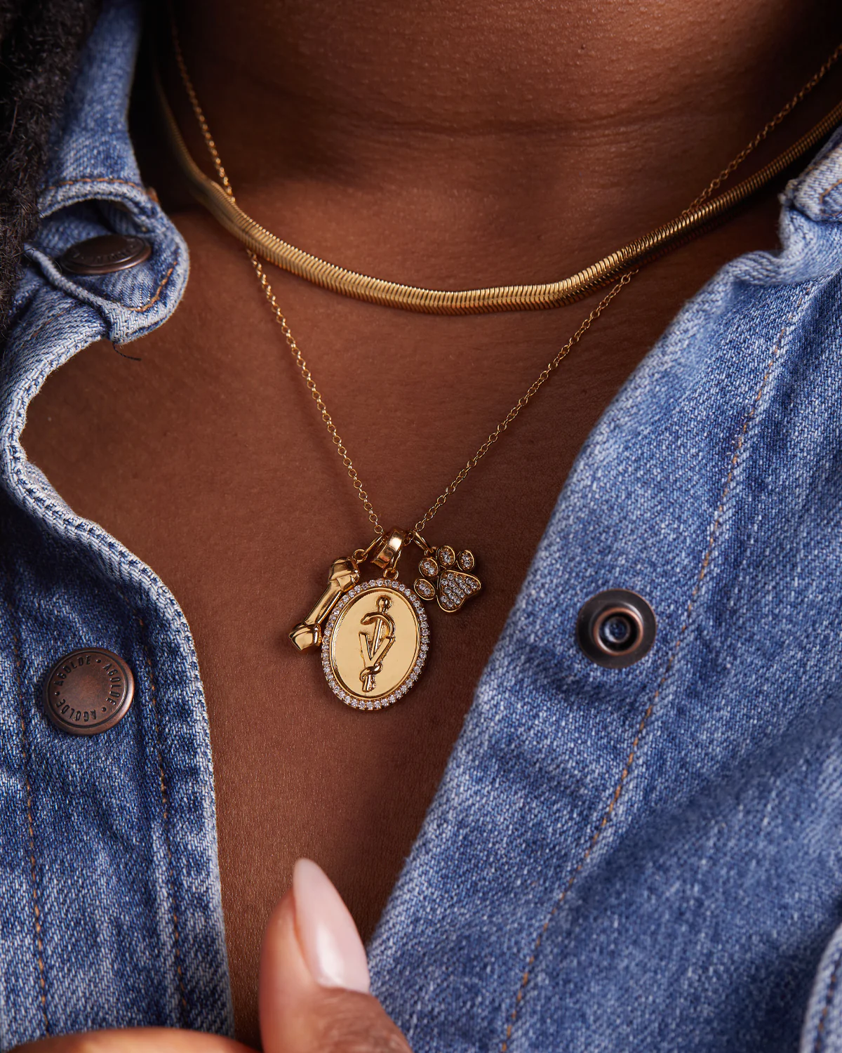 Dog Bone Pendant Charm - Image 3