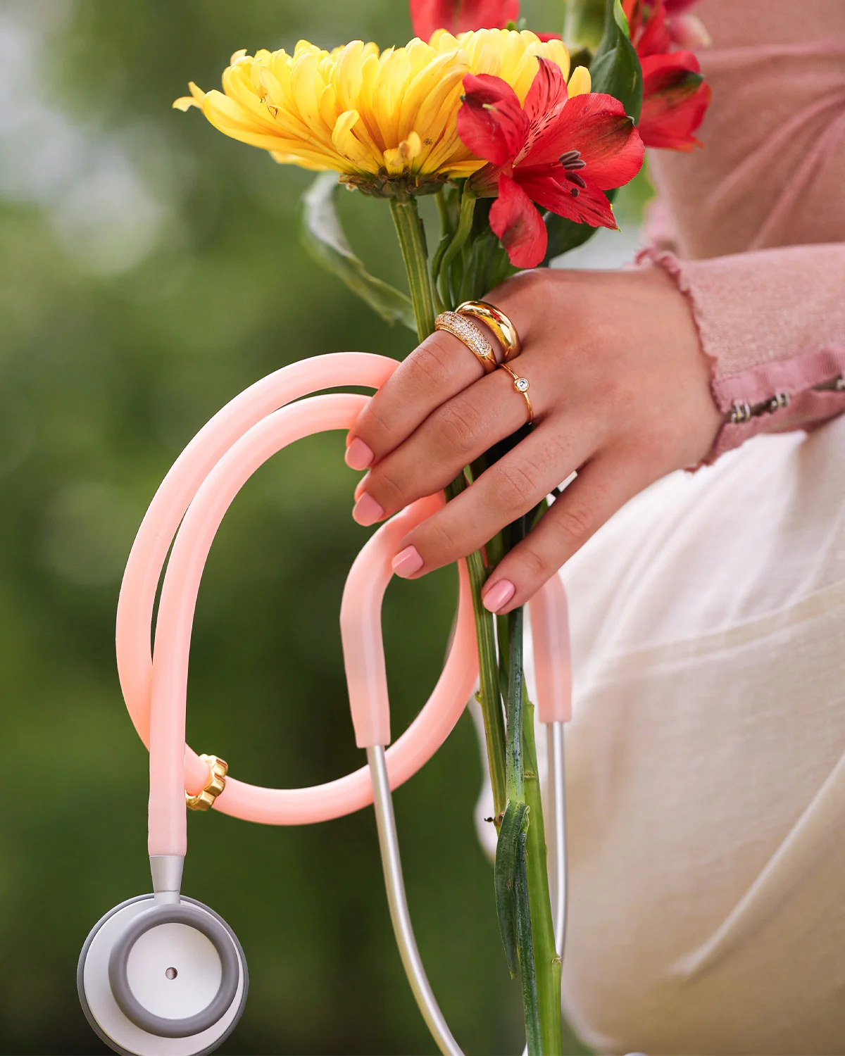 Flower Charm for Stethoscope - Image 5