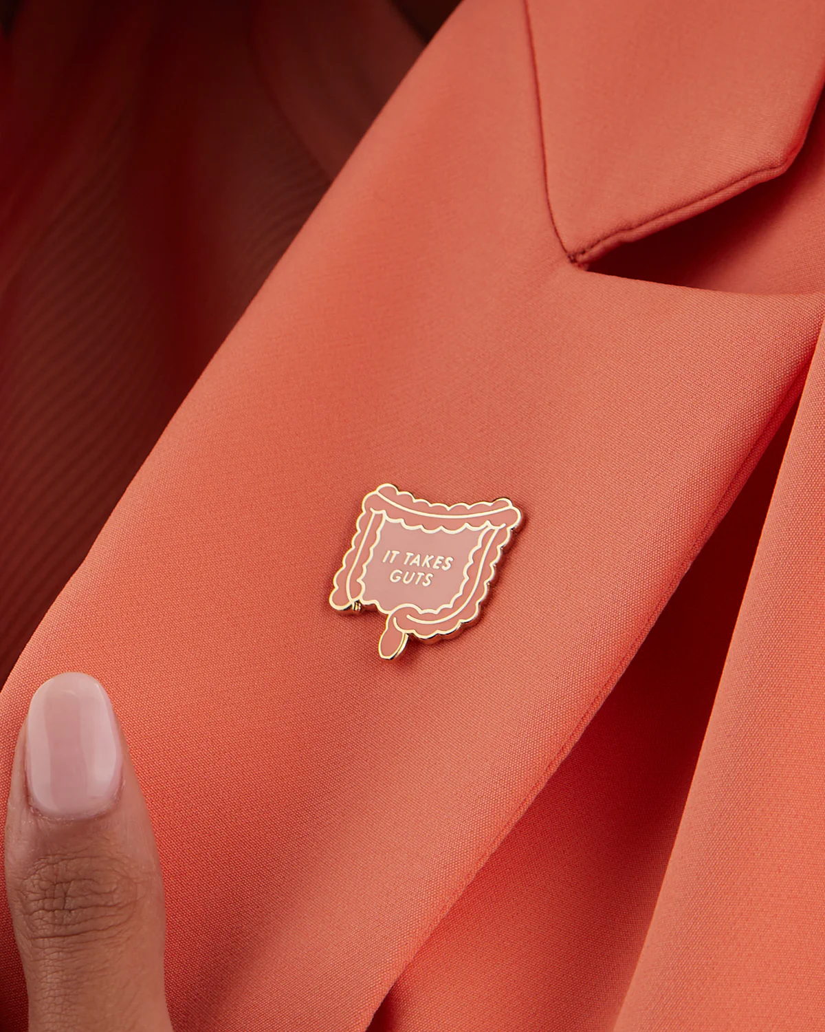 It Takes Guts Lapel Pin - Image 3
