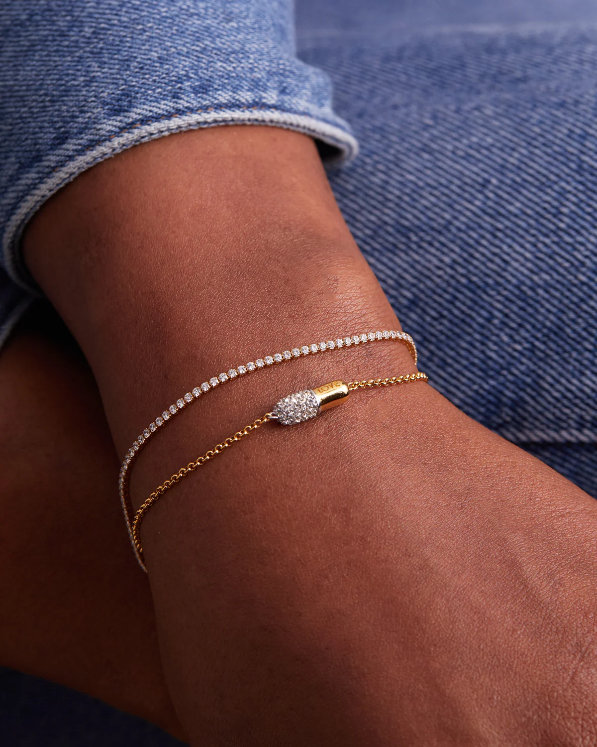 Love Pill Pavé Bracelet - Image 3