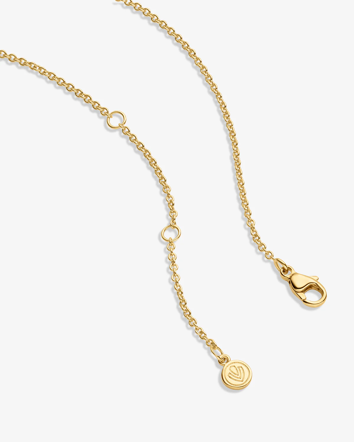 Multi Pavé Disc Drop Necklace - Image 5