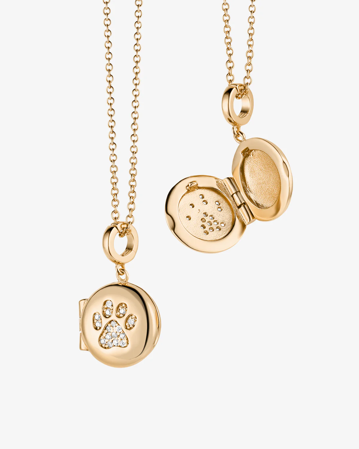 Paw Pavé Locket - Image 2