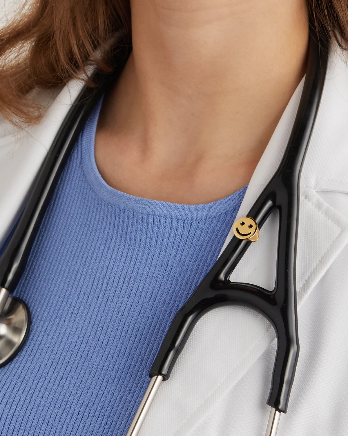 Smiley Face Charm for Stethoscope - Image 3