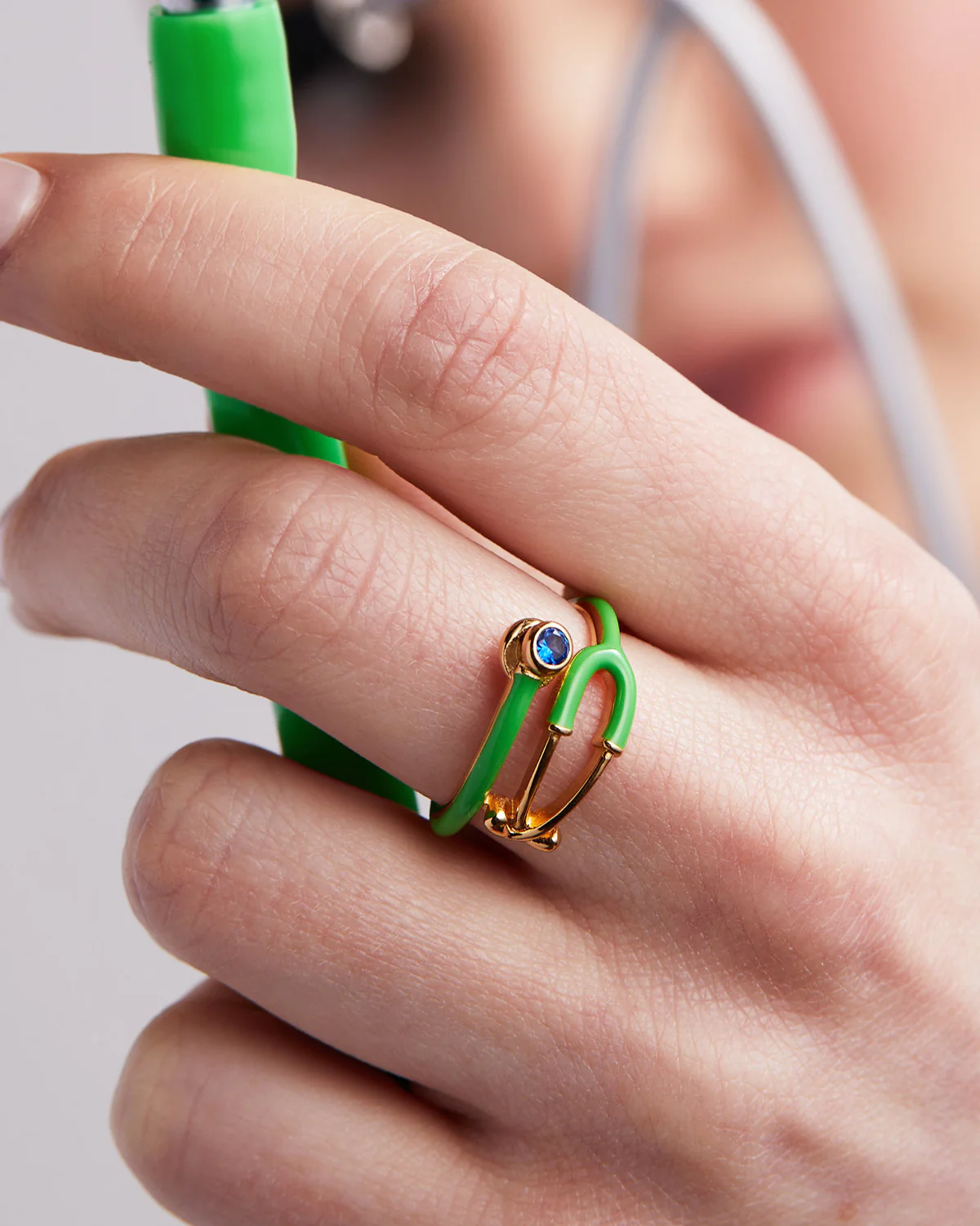 Stethoscope Enamel Ring - Image 3
