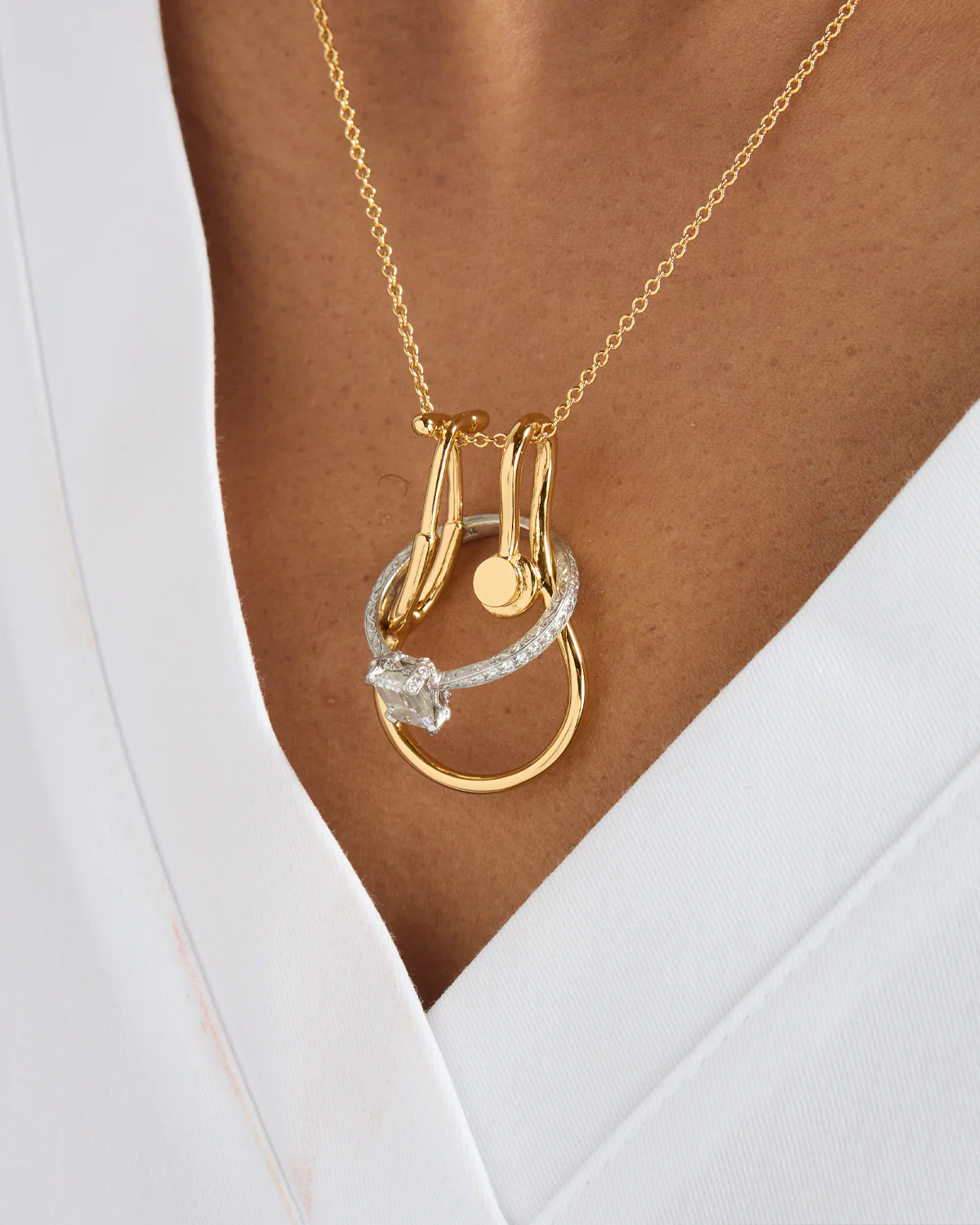 Stethoscope Ring Keeper Necklace - Image 5