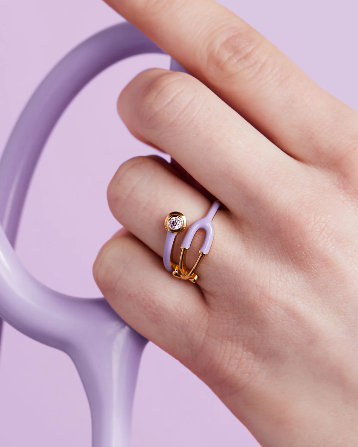 Stethoscope Enamel Ring - Image 3