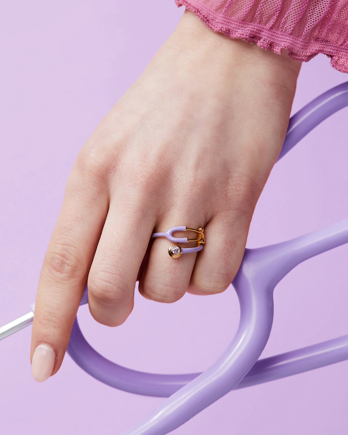 Stethoscope Enamel Ring - Image 5