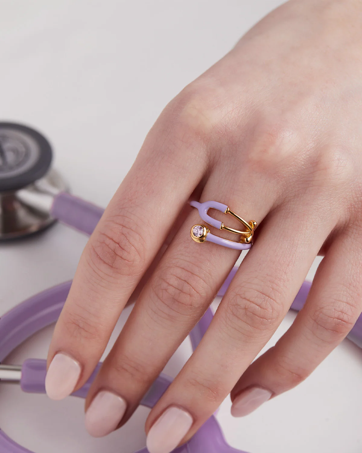 Stethoscope Enamel Ring - Image 6