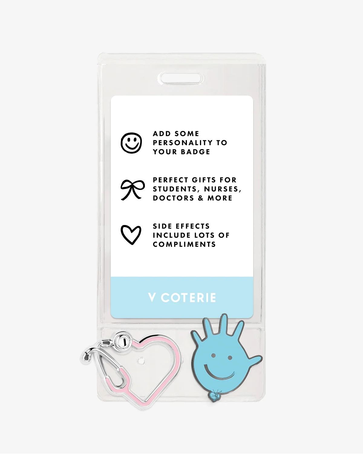 Vertical ID Badge Pin Holder - Image 3